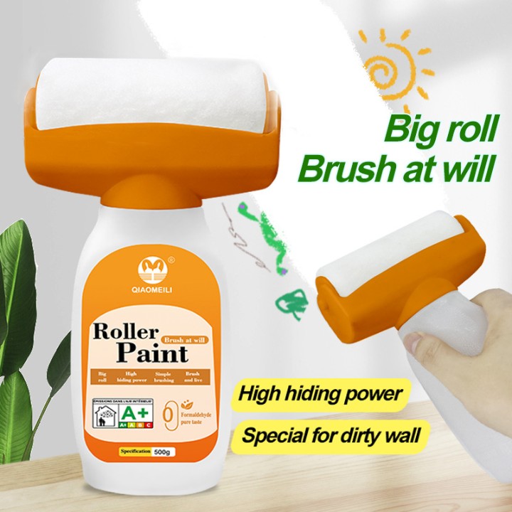 Large roller paint water-based colorful latex paint white household wall repair paint water-based odor-free interior wall
