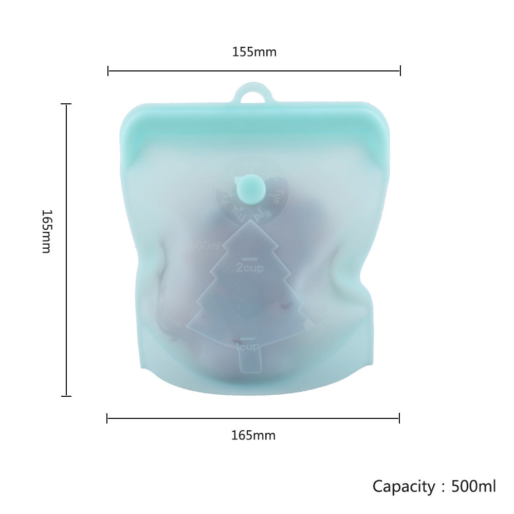 Silicone Food zip lock 1000ml