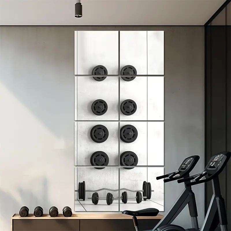 Mirror wall stickers home full body mirror bedroom dormitory dressing mirror self-adhesive soft mirror acrylic mirror wall stickers