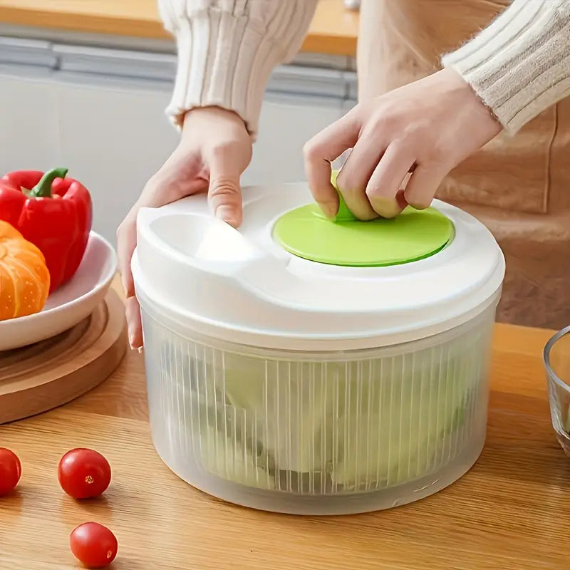 Vegetable Dehydrator Spinner Household Large Capacity Fruit Dehydrator Drainer Salad Dehydrator Basket