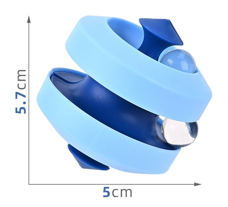 finger decompression ball track magic cube fingertip track gyroscope fun educational toy