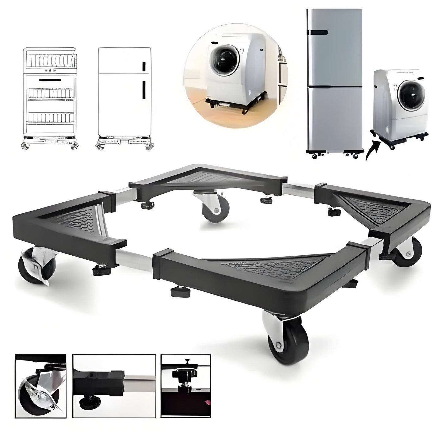 Movable gas Base Rack