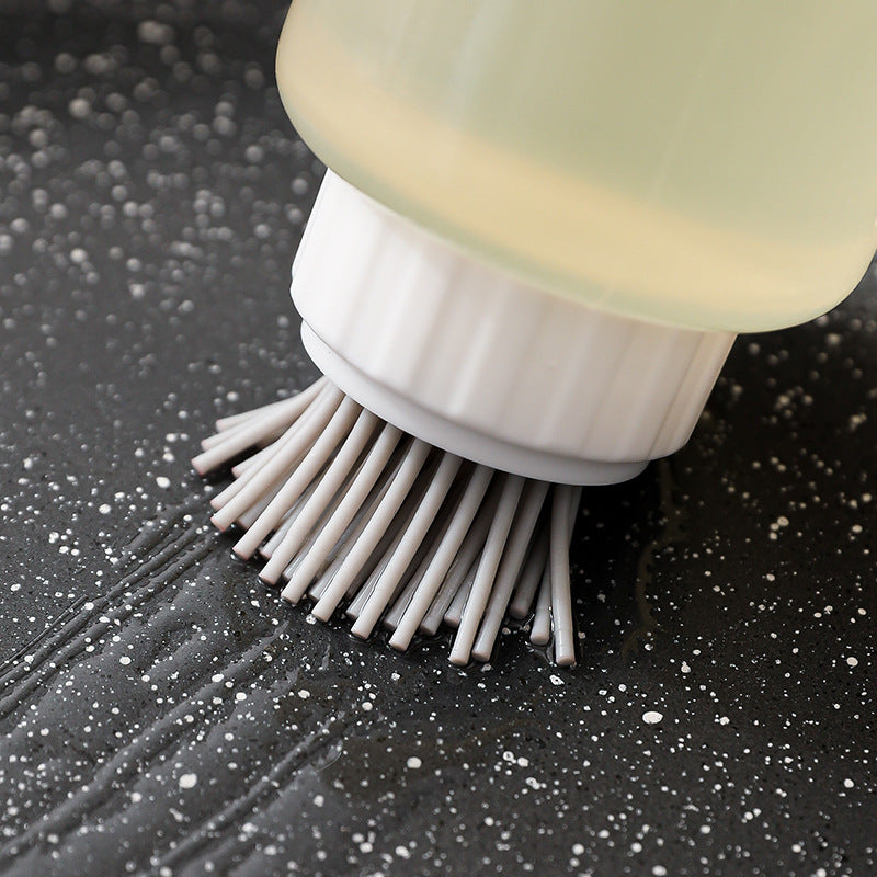 Kitchen seasoning bottle press silicone oil brush