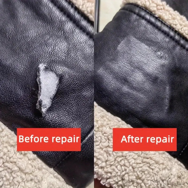 Leather repair tape