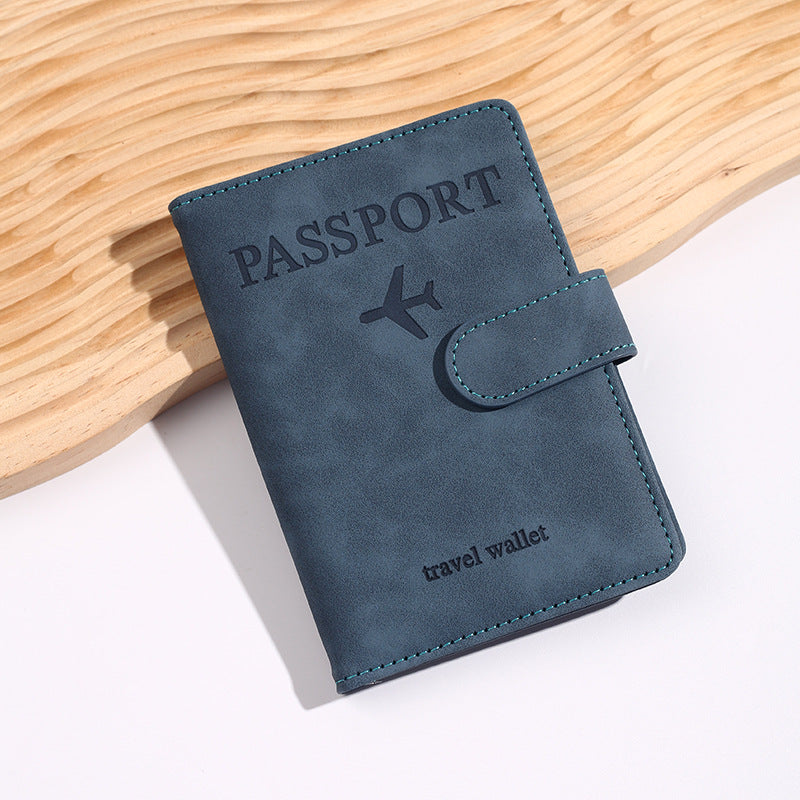 leather passport bag rfid multi-card slot multi-function passport document holder passport holder