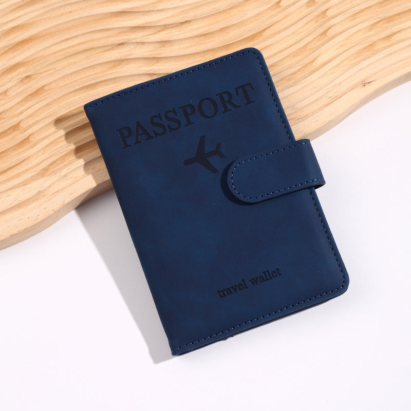 leather passport bag rfid multi-card slot multi-function passport document holder passport holder
