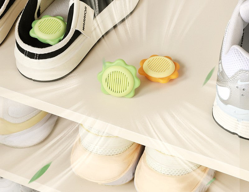 deodorizing ball mosquito repellent tablets 6 pack wall-mounted wardrobe deodorizing sneaker cabinet deodorizing ball, Sunflower shape