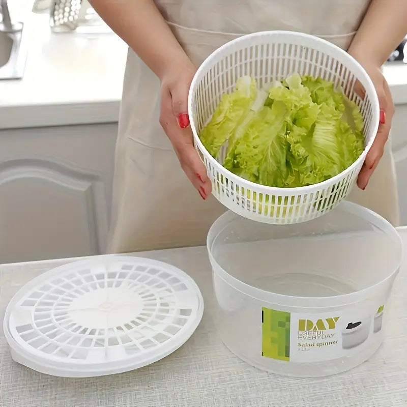Vegetable Dehydrator Spinner Household Large Capacity Fruit Dehydrator Drainer Salad Dehydrator Basket