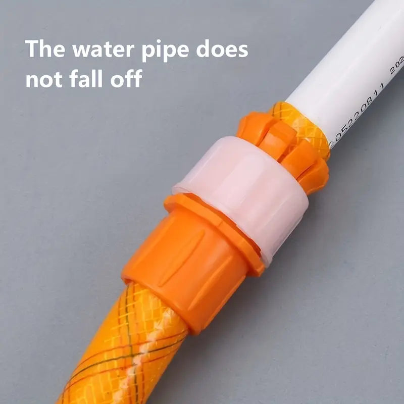 Water Tap Connector Soft Hose to Hard Hose Plastic Water Pipe Quick Connector