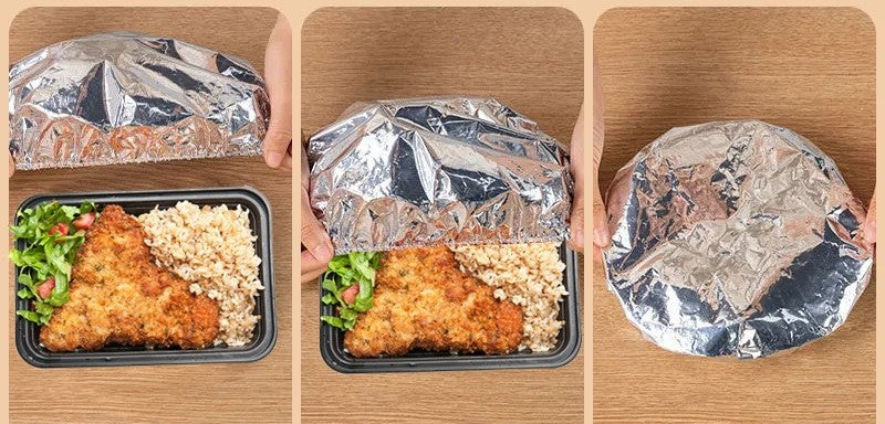 Aluminum foil insulation wrap cover