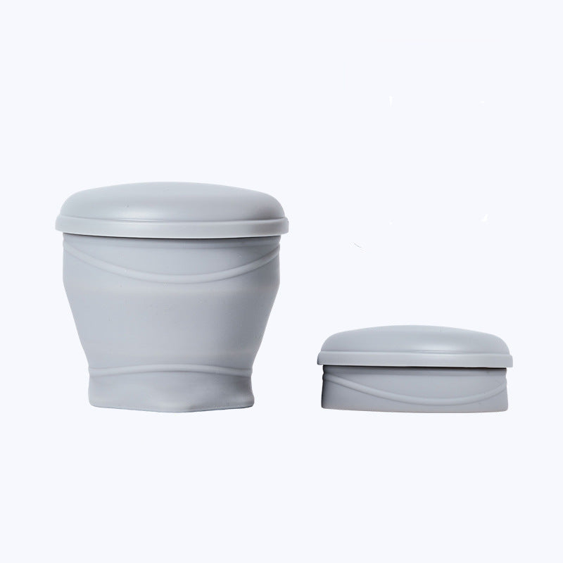 folding cup convenient hand rope folding water cup mini cute hug cup carry-on pocket cup