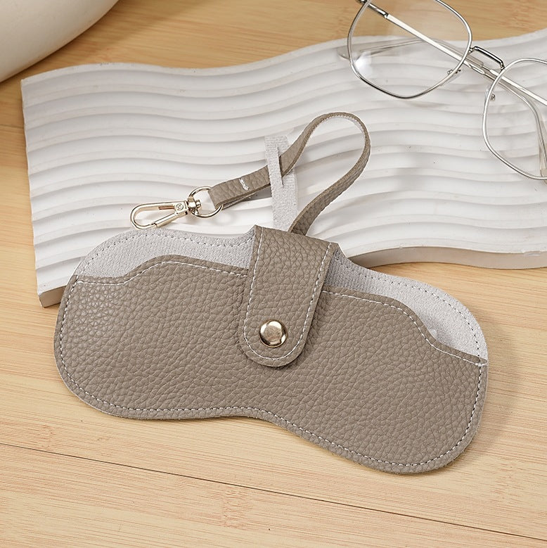 sunglasses storage bag sun glasses leather glasses bag portable hanging bag travel glasses clip
