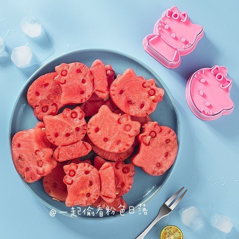 Kitty Cat Mold Food Grade Watermelon Biscuit Mold Household Baking Special DIY Pressing Tool