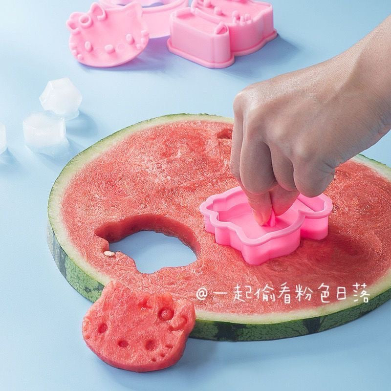 Kitty Cat Mold Food Grade Watermelon Biscuit Mold Household Baking Special DIY Pressing Tool
