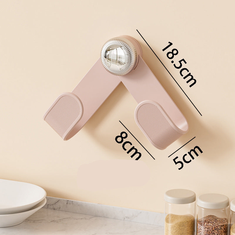 Pot lid rack kitchen multi-function cutting board storage rack adjustable home wall-mounted punch-free storage rack, suction cup, Cream