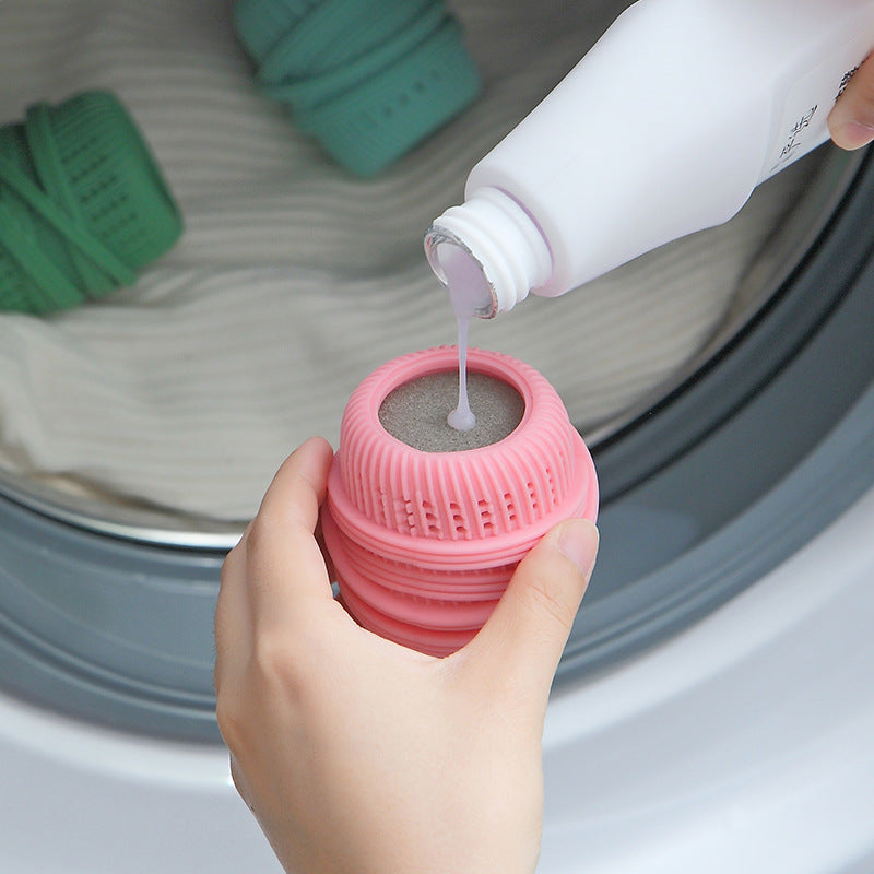 removable laundry ball, anti-entanglement washing machine filter bag, cleaning floating hair remover, household washing ball Liquid-