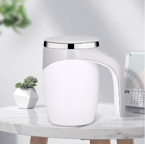 coffee stirring cup stainless steel lazy automatic stirring cup magnetic rotating electric milk cup mug cup