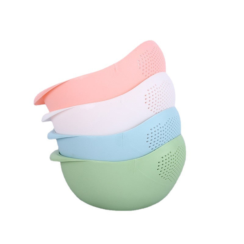 multifunctional rice washing sieve kitchen basket drain basket vegetable washing basket fruit basin