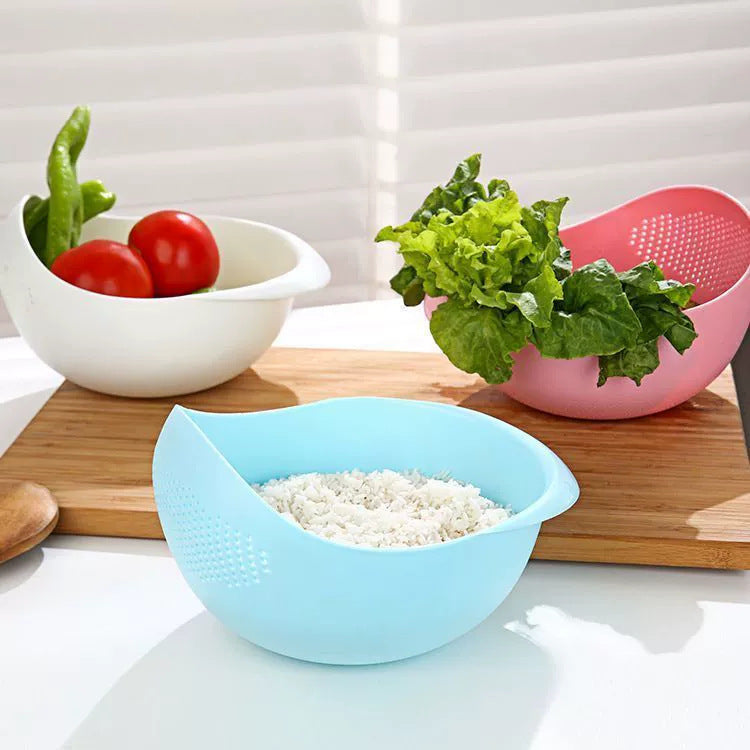 multifunctional rice washing sieve kitchen basket drain basket vegetable washing basket fruit basin
