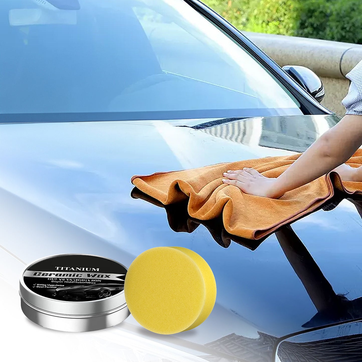 car wax, polishing agent
