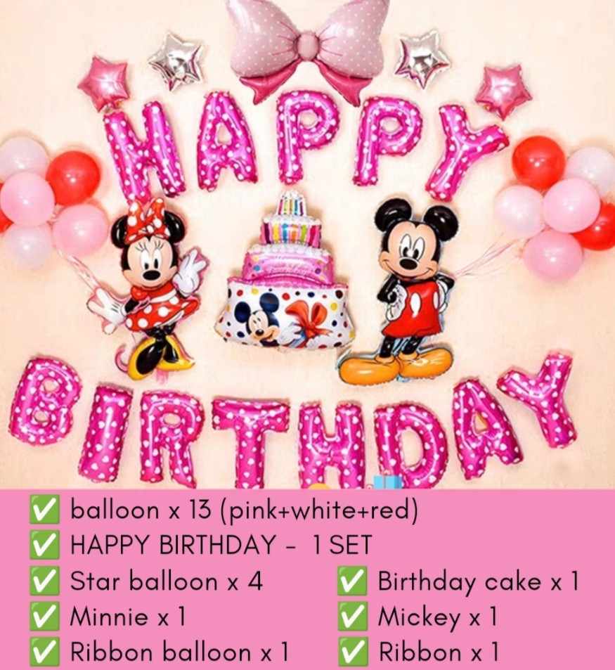 Birthday Balloons set
