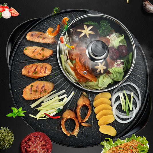 0828 Hot Pot  Electric Barbecue
