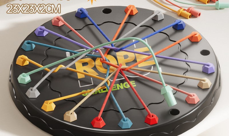 rope-untying challenge board game toys children's educational logic thinking development concentration