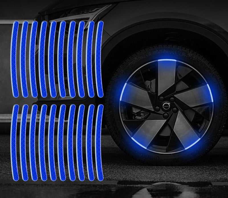 0105c Car tyre reflective sticker (20pcs)