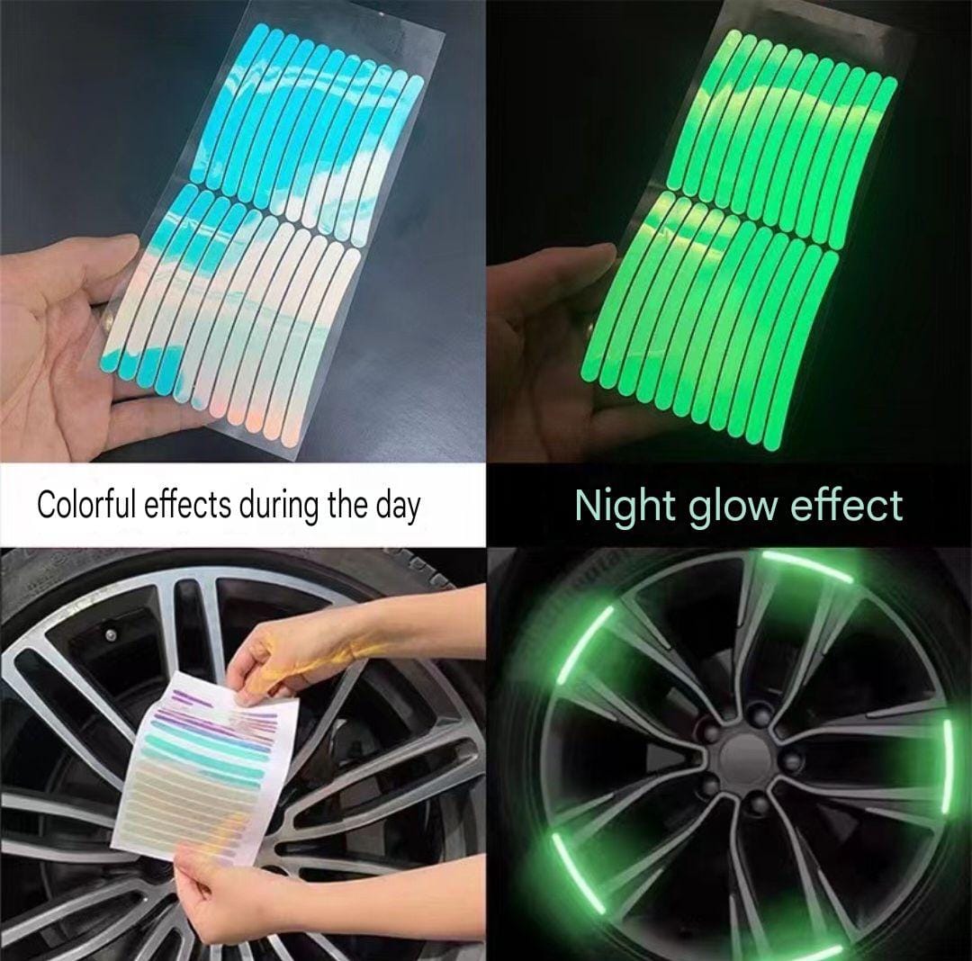 0105c Car tyre reflective sticker (20pcs)