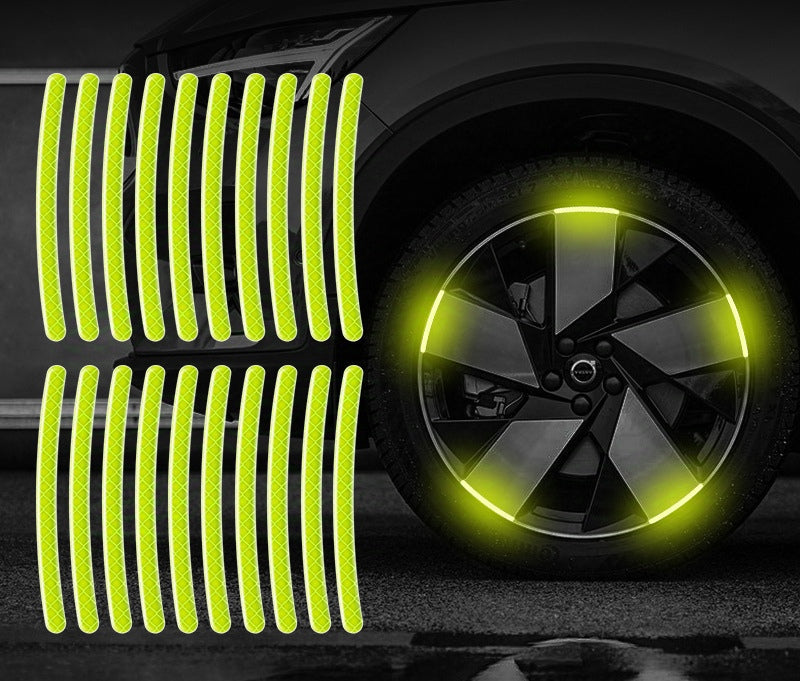 0105c Car tyre reflective sticker (20pcs)