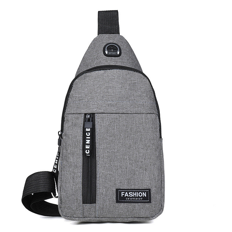 Sling bag, chest men's shoulder bag