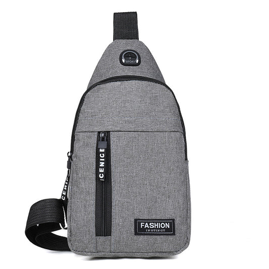 Sling bag, chest men's shoulder bag