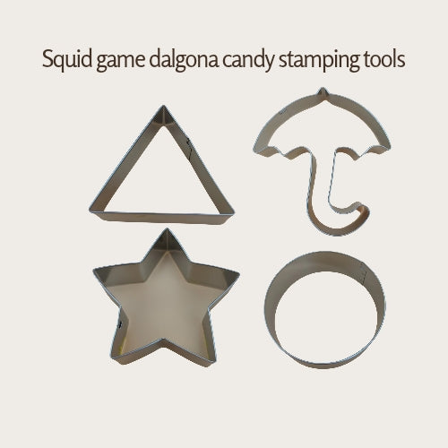 0220c Squid game dalgona candy stamping tools