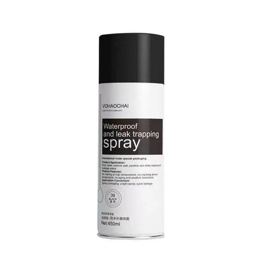 Waterproof and leak trapping spray