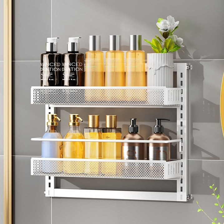0724 Adjustable wall Layered storage rack