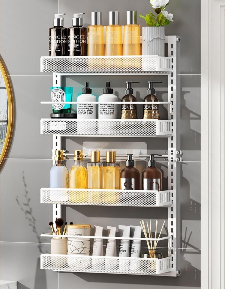 0724 Adjustable wall Layered storage rack