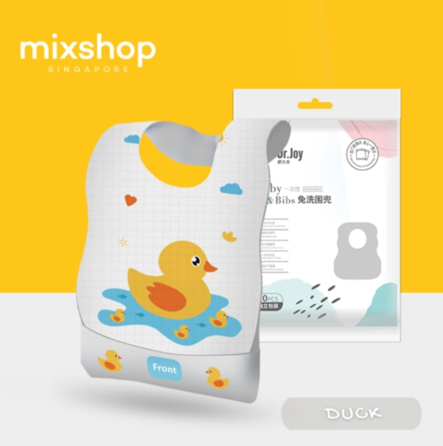 0929 Disposable baby bibs (10pcs/pckt)