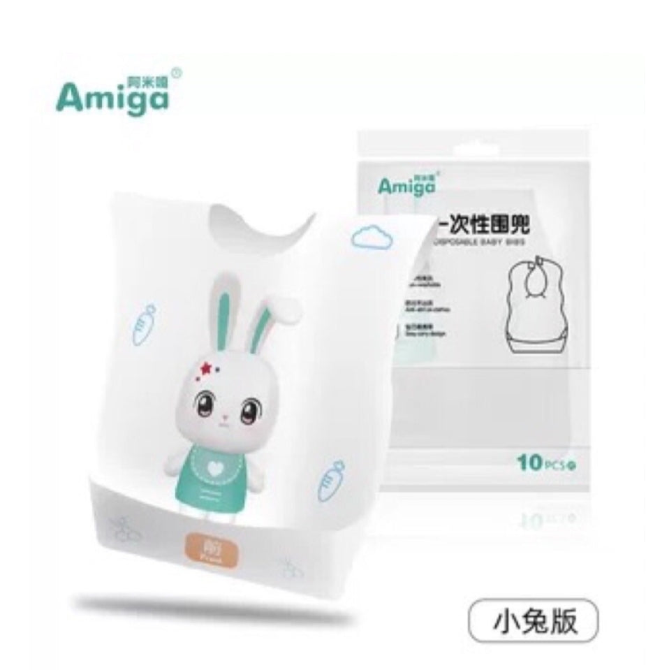 0929 Disposable baby bibs (10pcs/pckt)