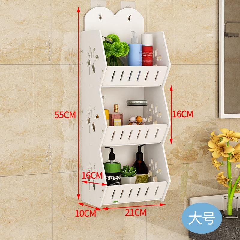 1019c Punch-free wall-mounted shelf