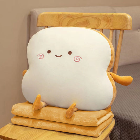 1203c Toast Pillow Blanket