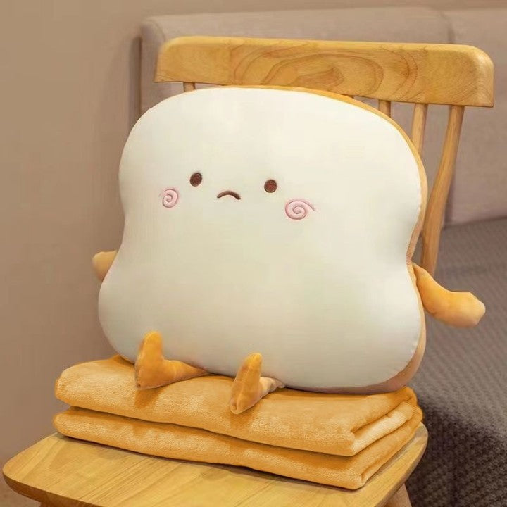 1203c Toast Pillow Blanket