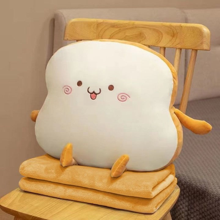 1203c Toast Pillow Blanket