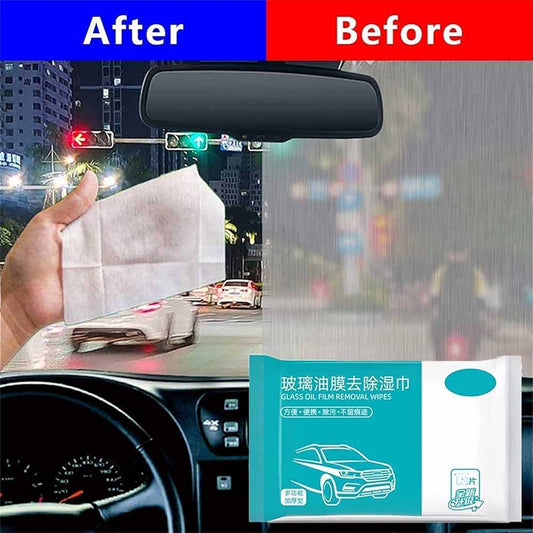 1211b Car glass oil film removal wipes
