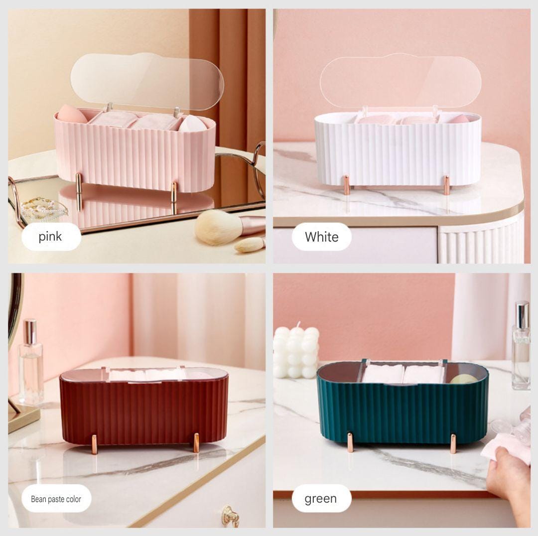 1217c Cosmetic cotton swab storage box