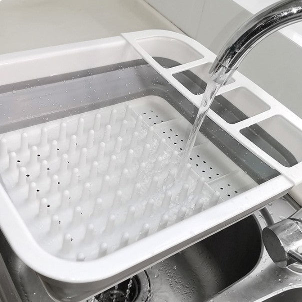 1218b Foldable dish drainer