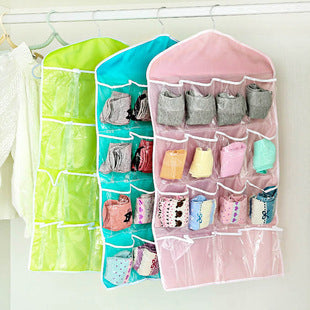 16 grid hanging bag