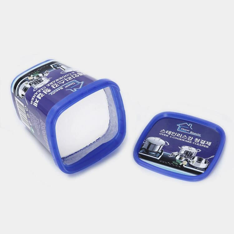 Stainless steel cleaning paste kitchenware degreasing scouring paste to remove black scale and rust remover from the bottom of the pot brush pot decontamination cleaner