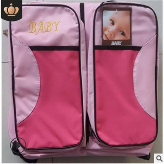 Foldable travel baby crib bag