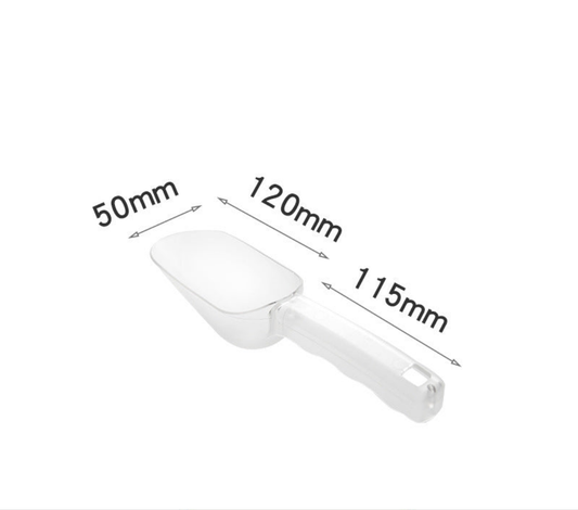 Ice shovel, plastic popcorn flour rice feed dried fruit tea sugar shovel