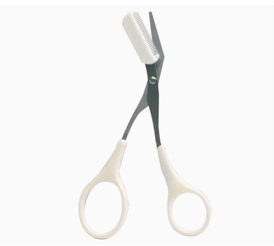 Eyebrow trimmer scissors